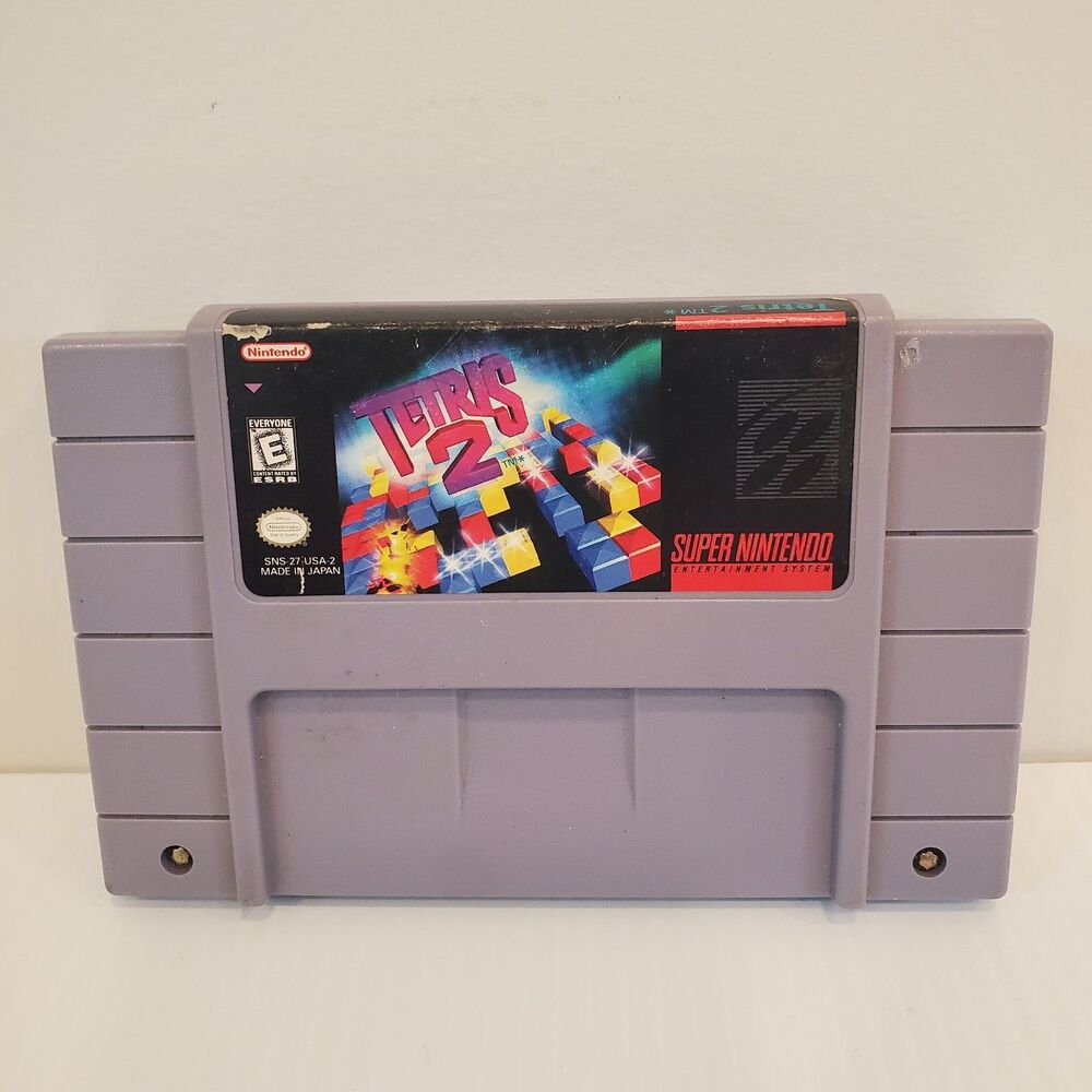 Tetris 2 (Super Nintendo, 1992) Cartridge Only